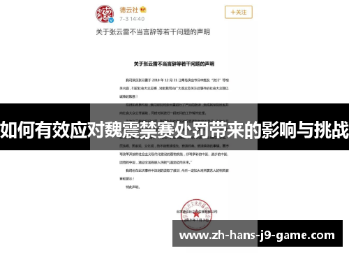 如何有效应对魏震禁赛处罚带来的影响与挑战
