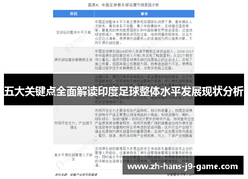 五大关键点全面解读印度足球整体水平发展现状分析